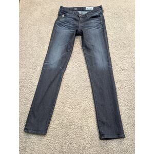 AG-ED Denim Jeans Women's Size 27R Dark Wash The Stilt Cigarette Leg (0694)